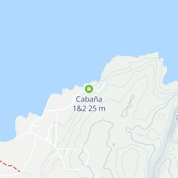 Map of Cabaña 1&2