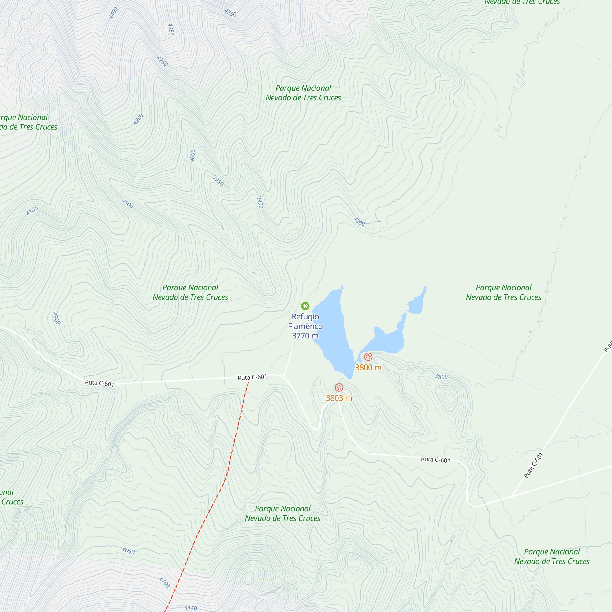 Refugio Maricunga map