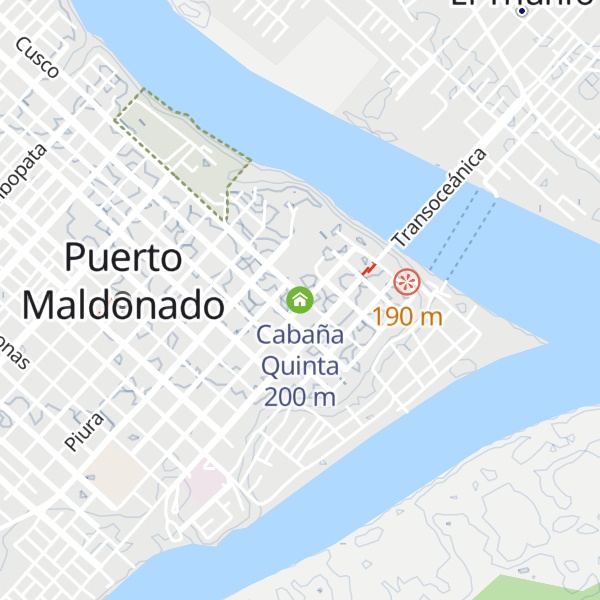Map of Cabaña Quinta