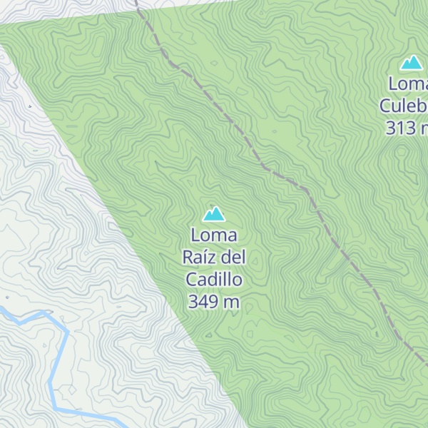 Map of Loma Raíz del Cadillo