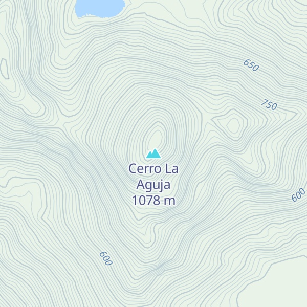 Map of Cerro La Aguja