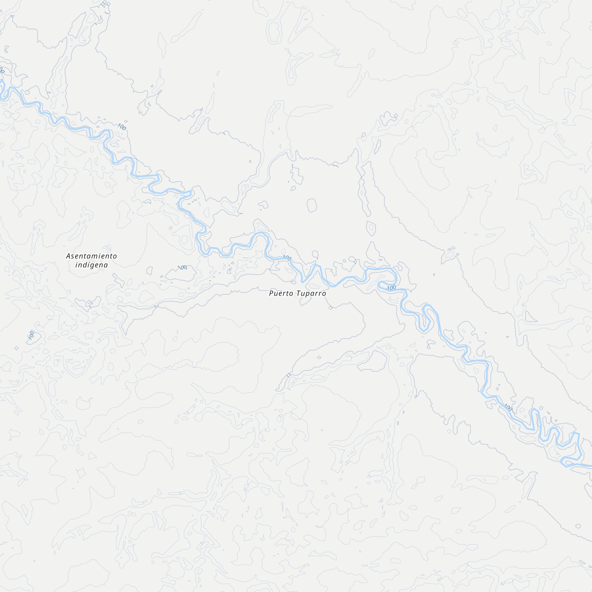 Puerto Río Tuparro map