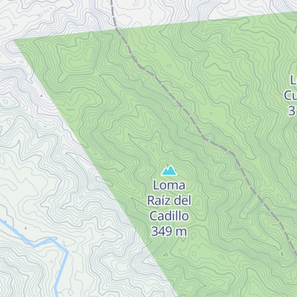 Map of Loma Evangelista
