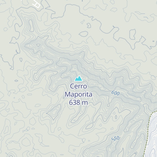 Map of Cerro Maporita