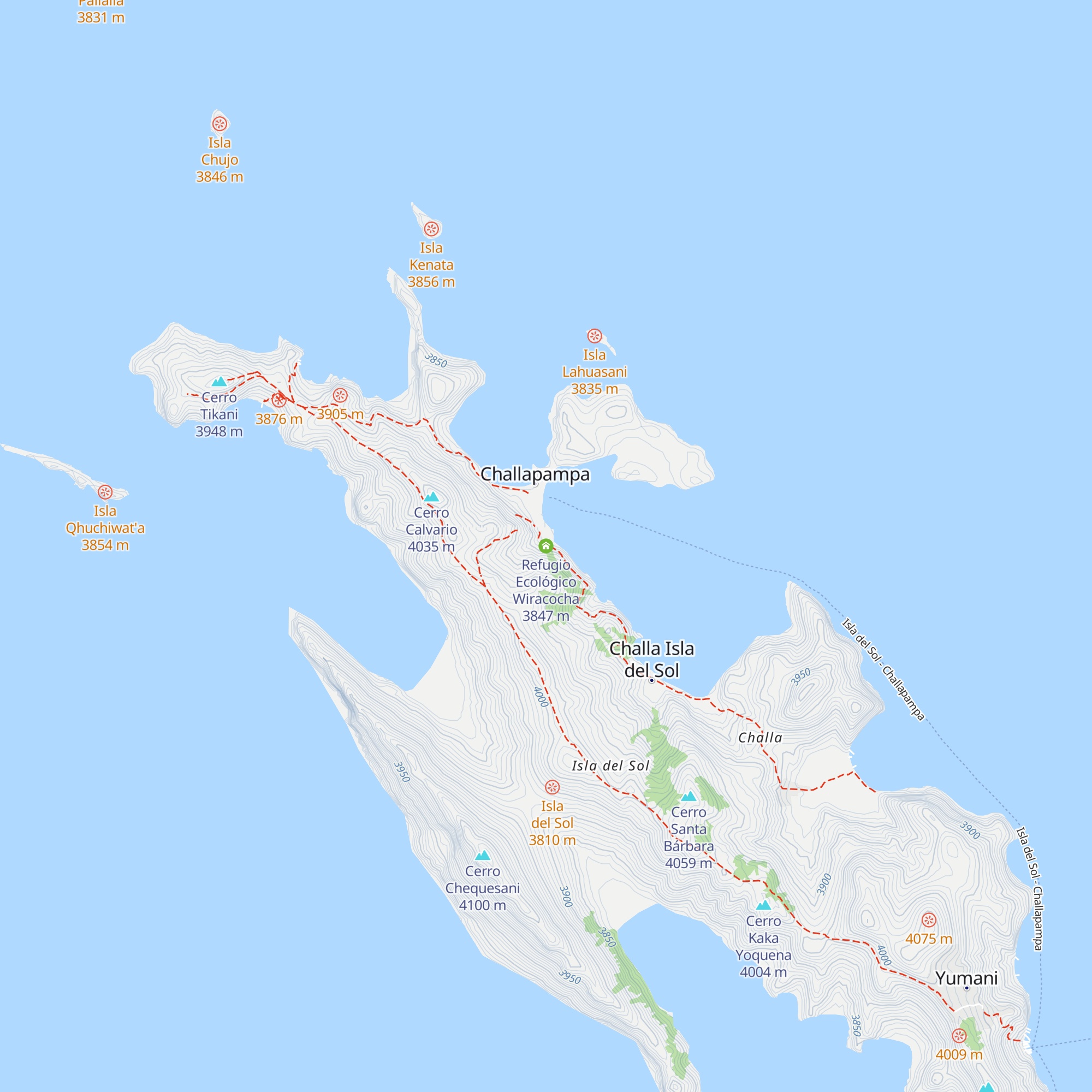 Refugio Ecológico Wiracocha map