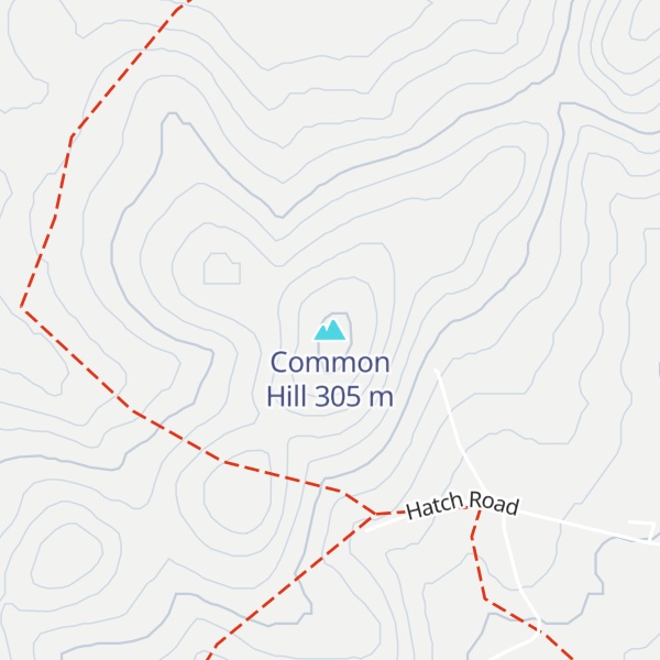 Map of Common Hill