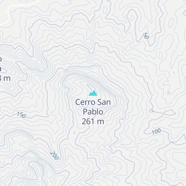Map of Cerro San Pablo