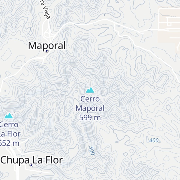 Map of Cerro Maporal