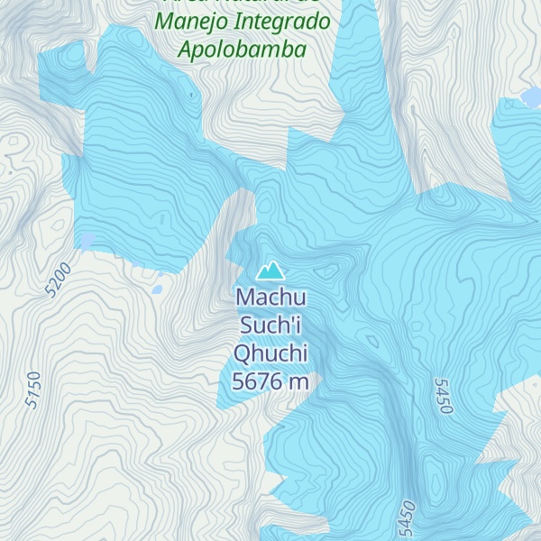 Map of Machu Such'i Qhuchi