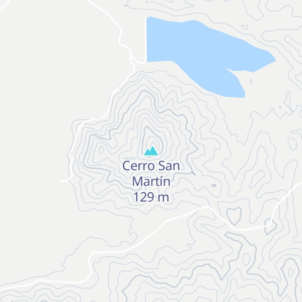 Map of Cerro San Martín