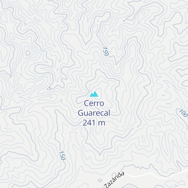 Map of Cerro Guarecal