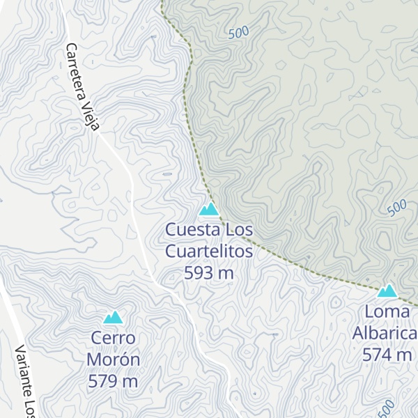 Map of Cuesta Los Cuartelitos