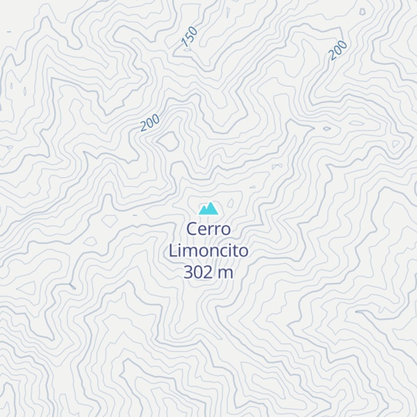 Map of Cerro Limoncito