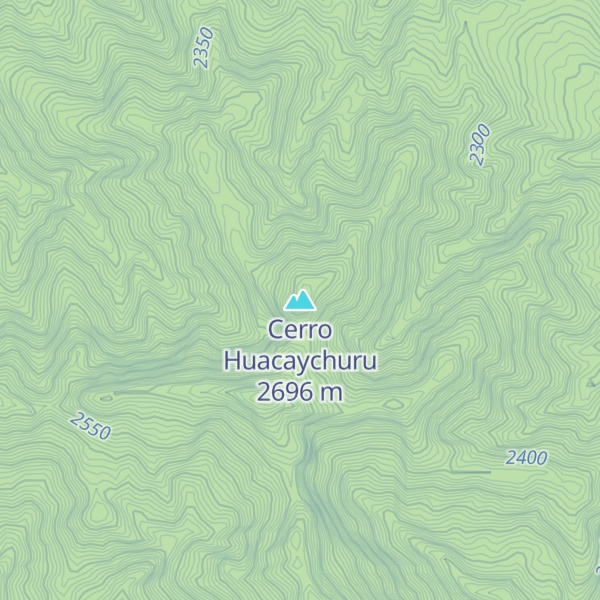 Map of Cerro Huacaychuru