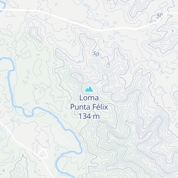 Map of Loma Punta Félix