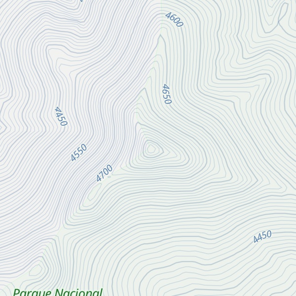 Map of Cerro Punta del Viento