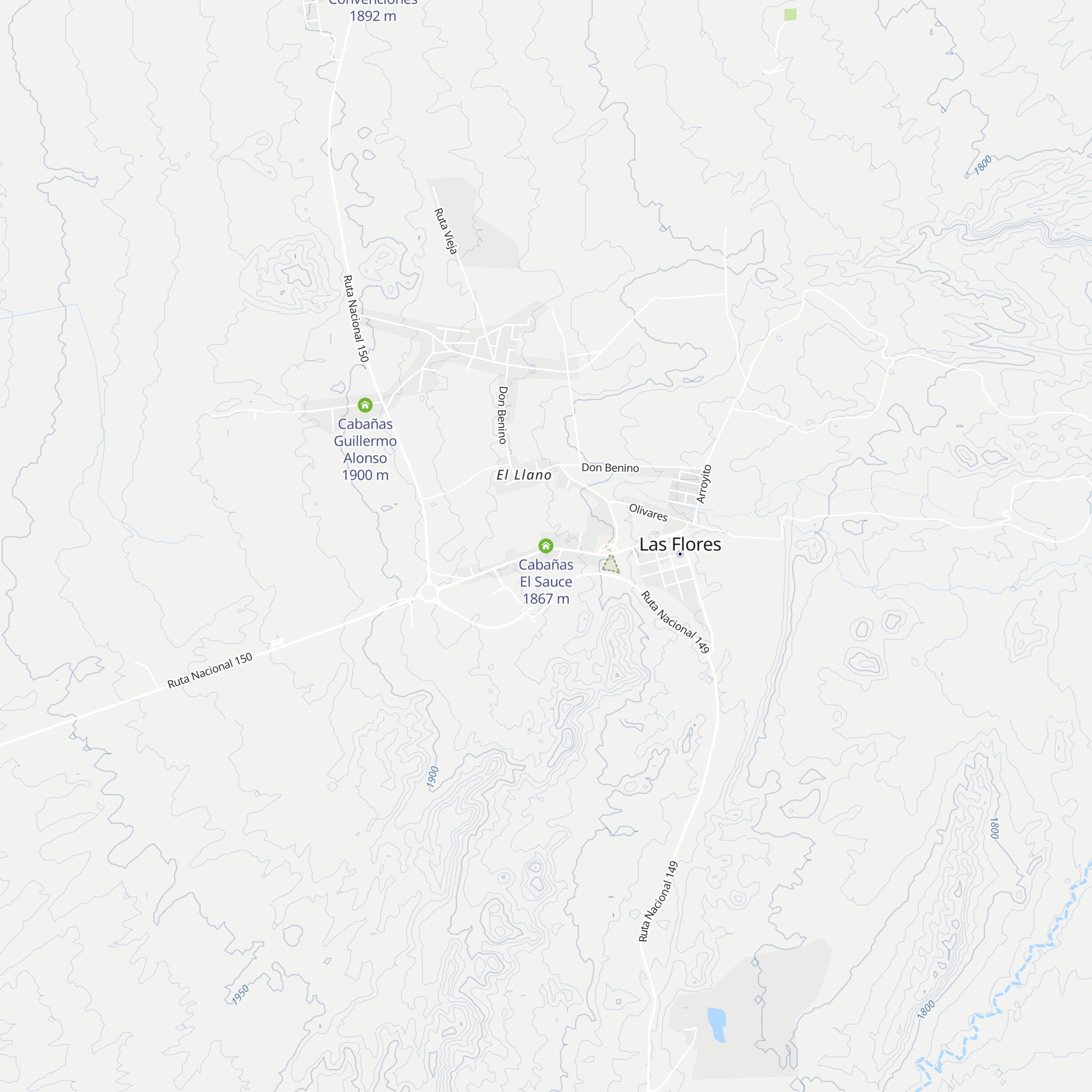 Cabañas El Sauce map