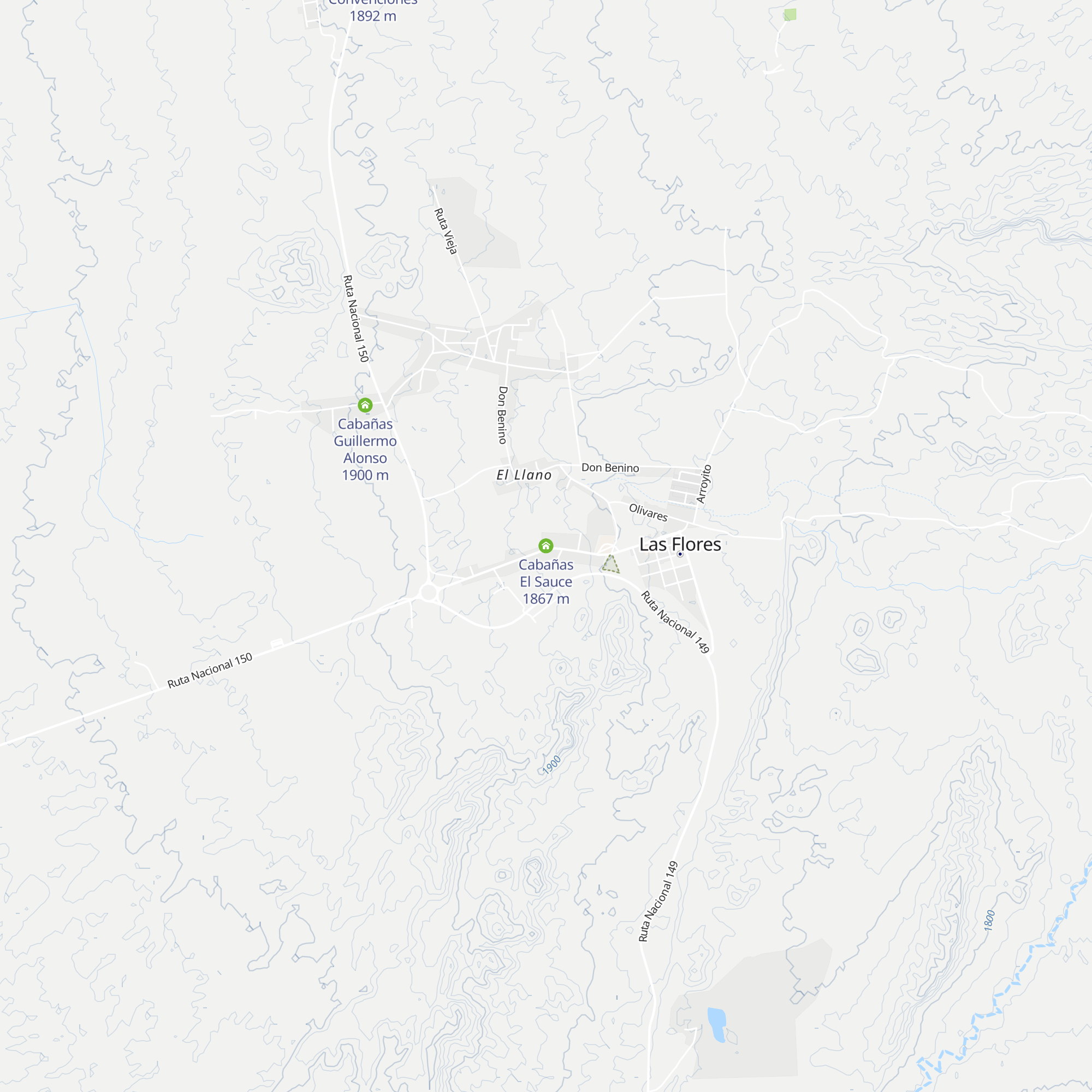 Cabañas El Sauce map