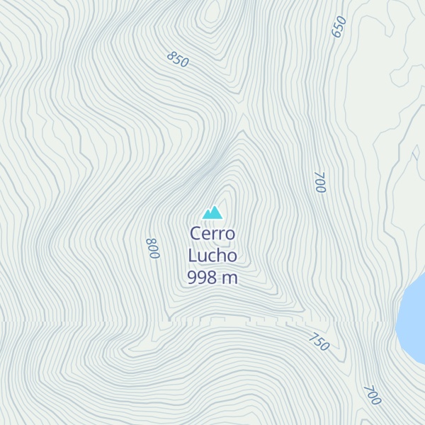 Map of Cerro Lucho
