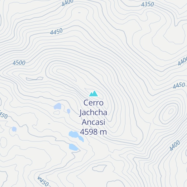 Map of Cerro Jachcha Ancasi