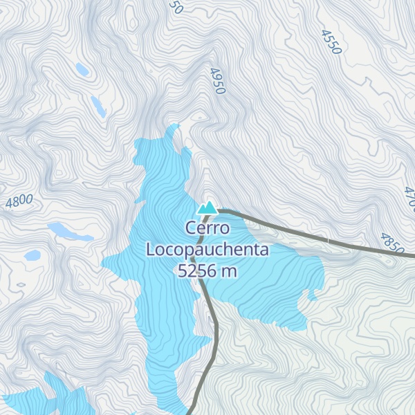 Map of Cerro Locopauchenta