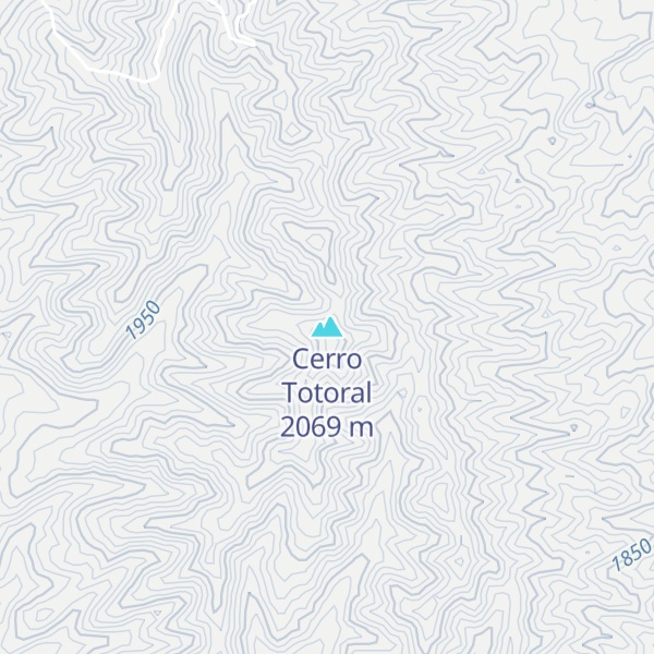 Map of Cerro Totoral