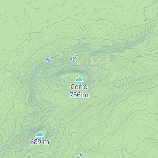 Map of Cerro