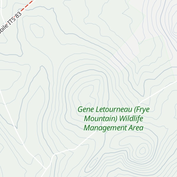 Map of Spears Mountain