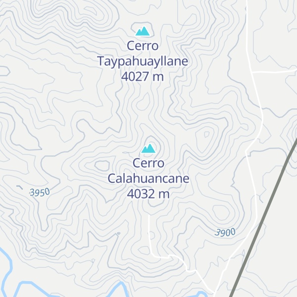 Map of Cerro Calahuancane