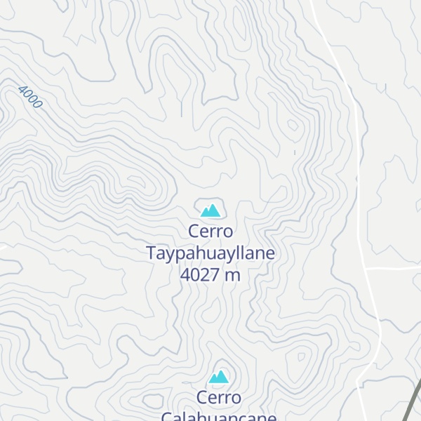 Map of Cerro Taypahuayllane