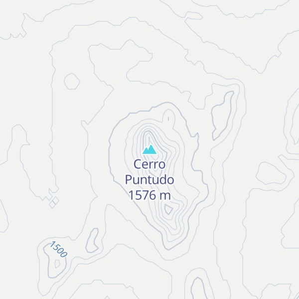 Map of Cerro Puntudo