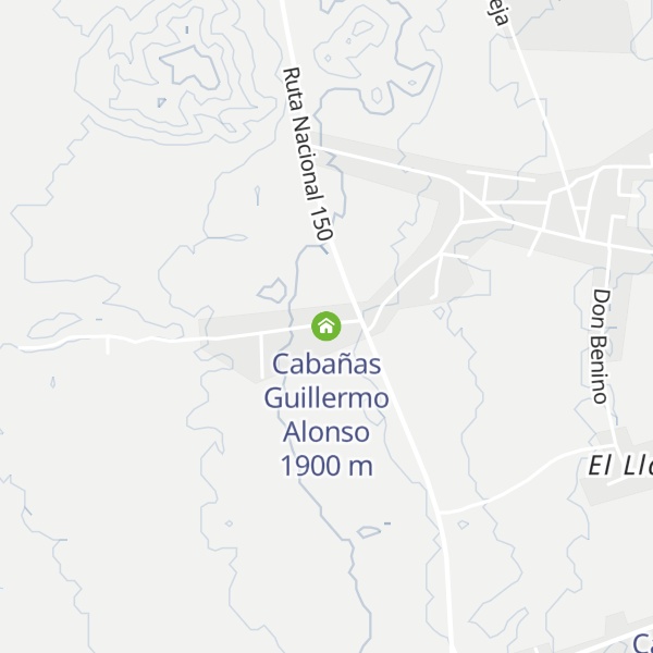 Map of Cabañas Guillermo Alonso