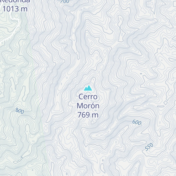Map of Cerro Morón
