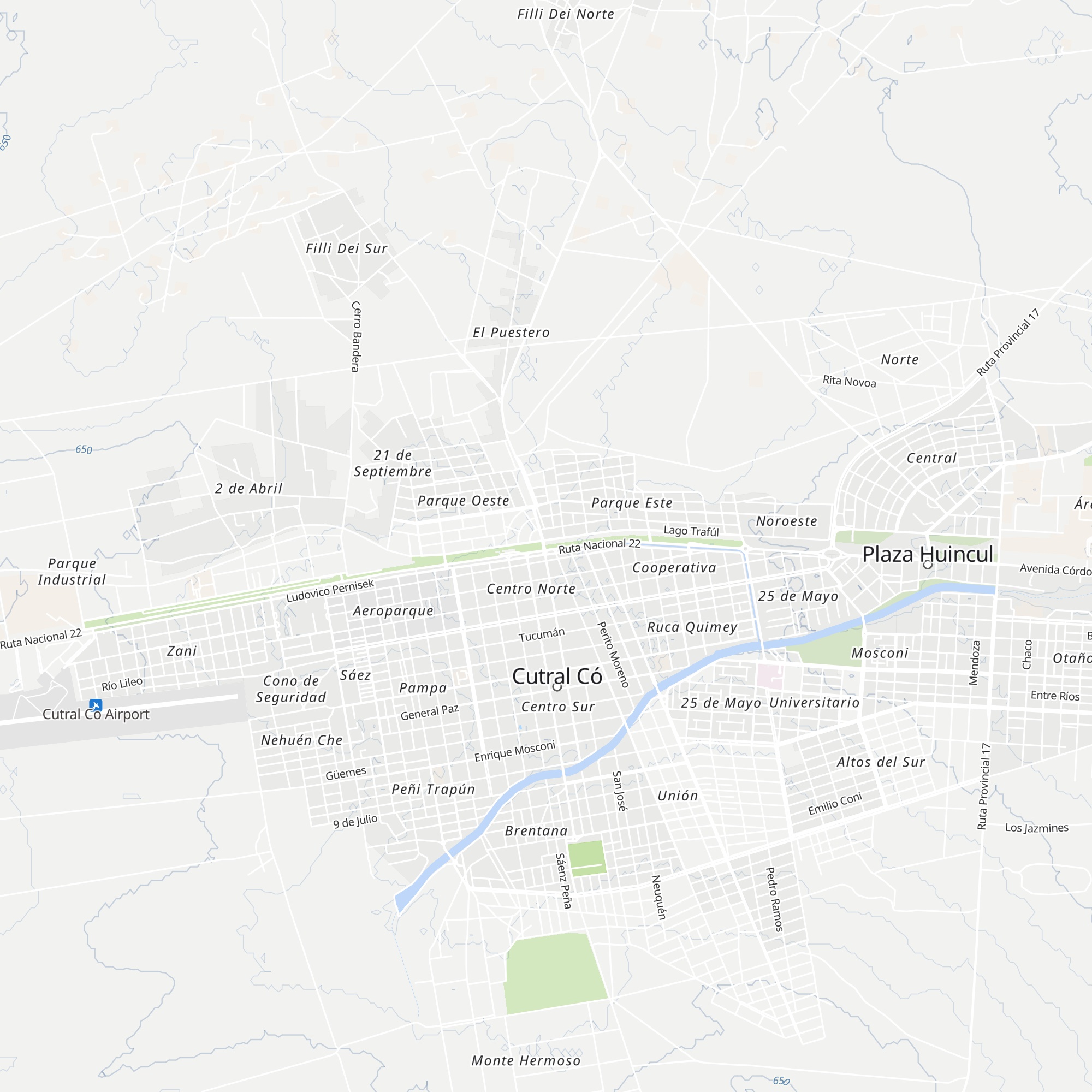Informes Turísticos Cutral Có map