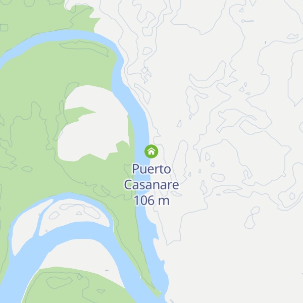 Map of Puerto Casanare