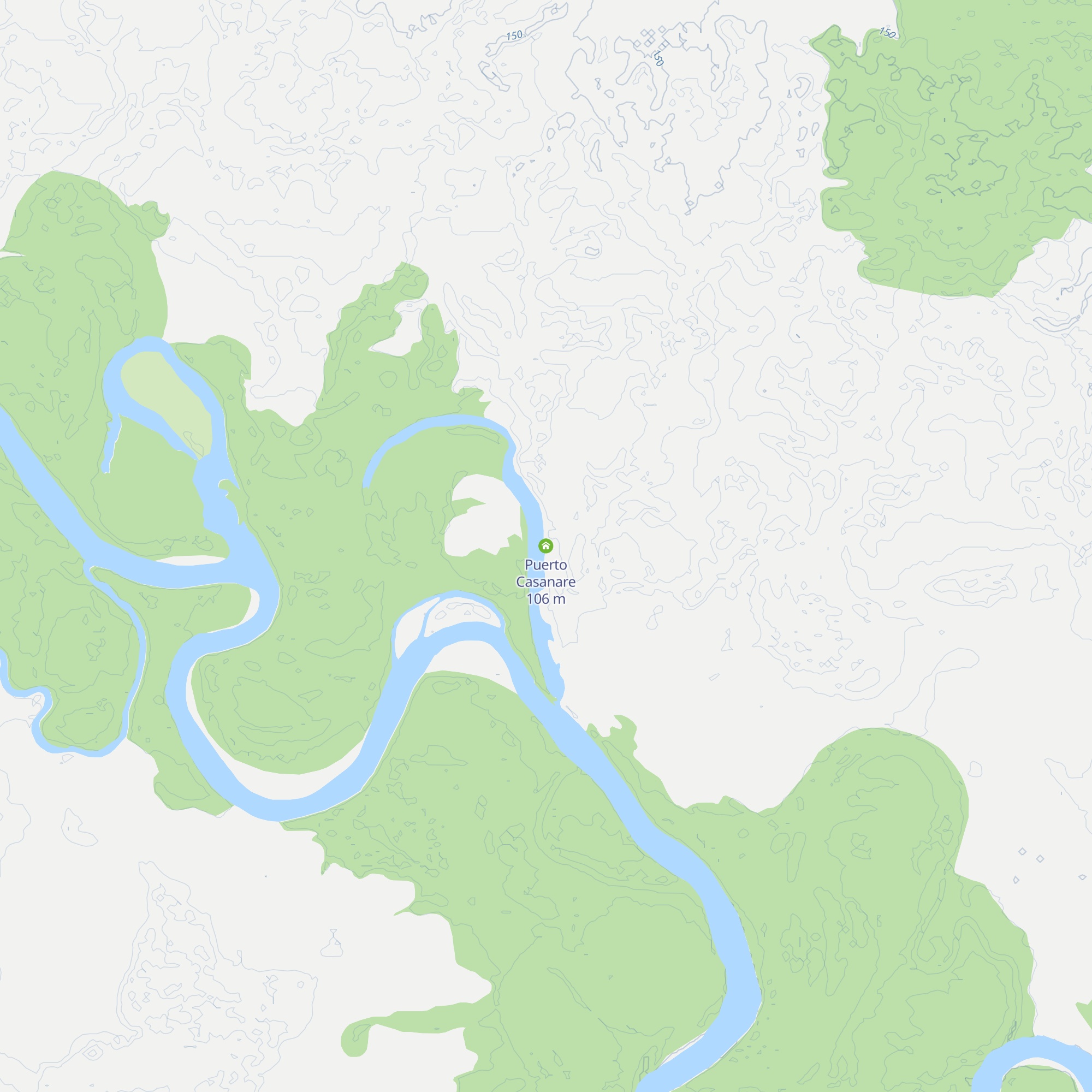 Puerto Casanare map