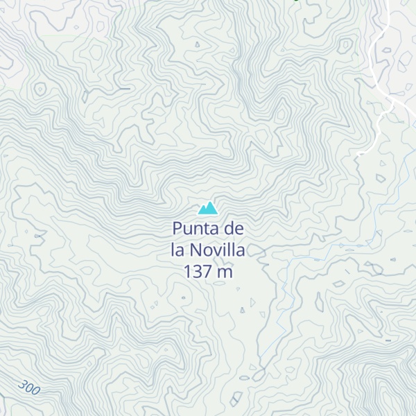 Map of Punta de la Novilla