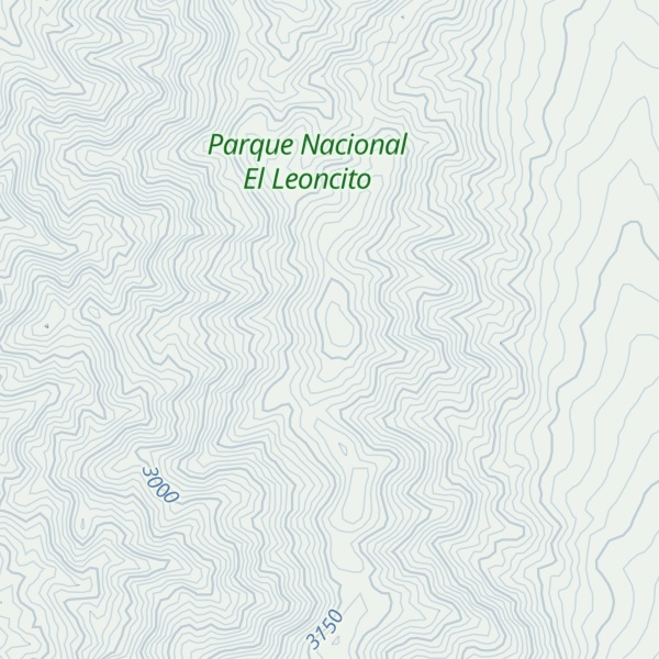 Map of Cerro Cabeceras