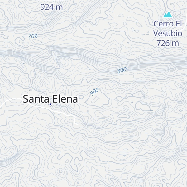 Map of Alto Santa Elena