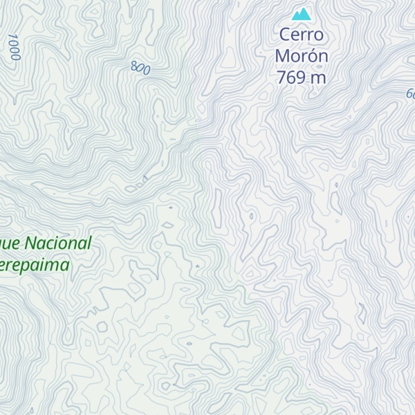 Map of Cerro La Murrucuca