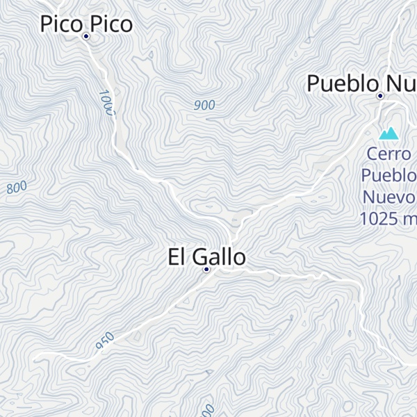 Map of Cerro El Bonito