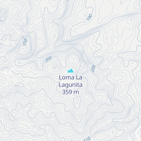 Map of Loma La Lagunita