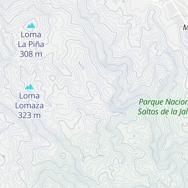 Map of Loma Punta de la Novilla