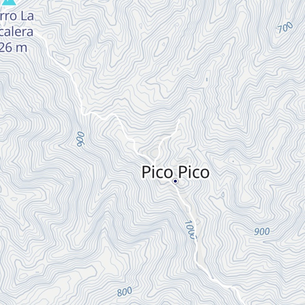 Map of Cerro Pico Pico