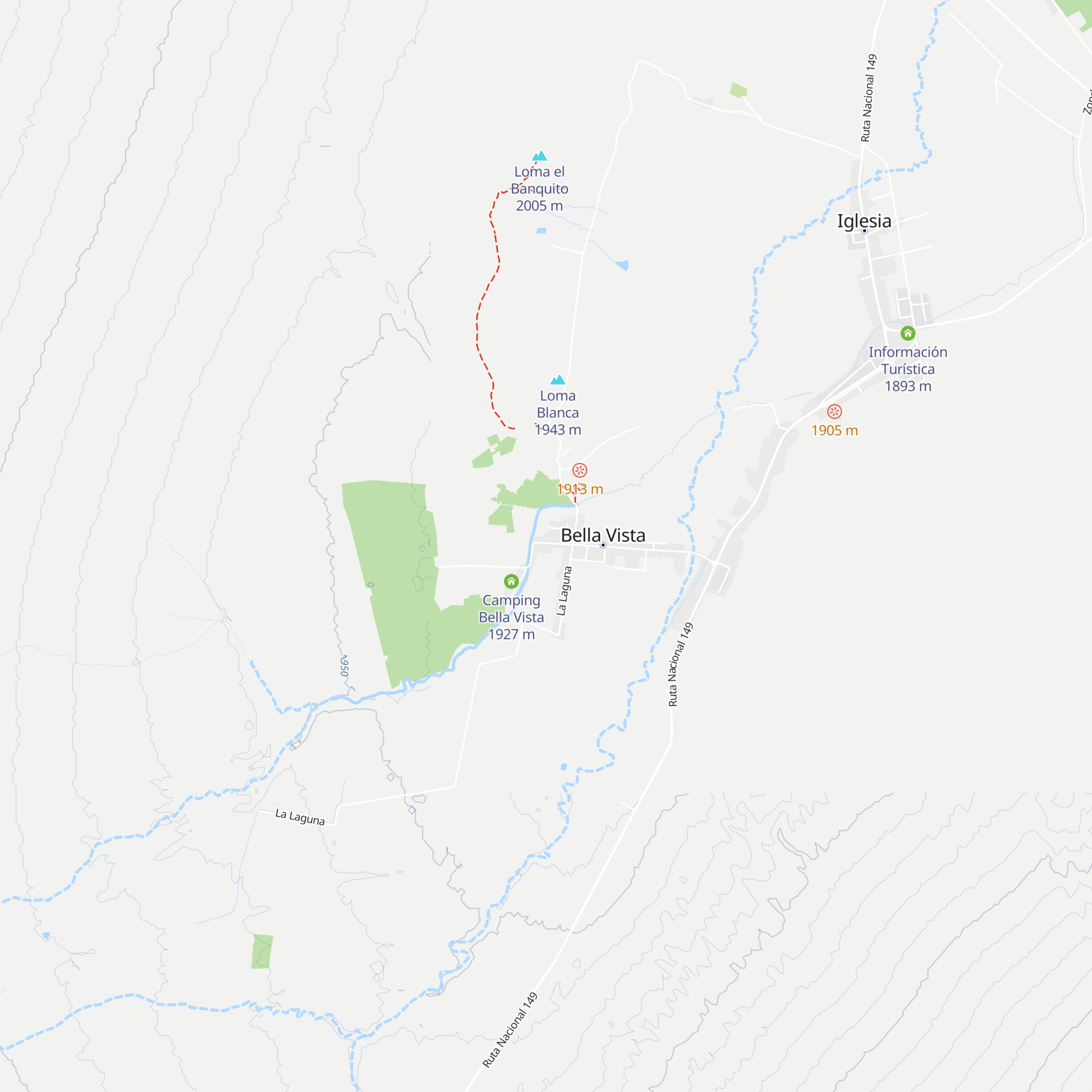 CABAÑAS VIEJO MANZANO map