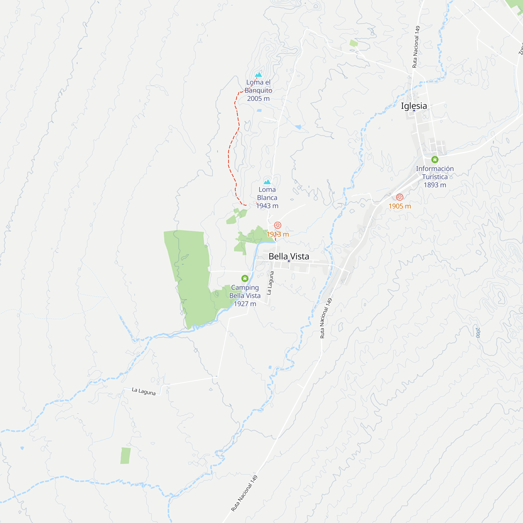 CABAÑAS VIEJO MANZANO map