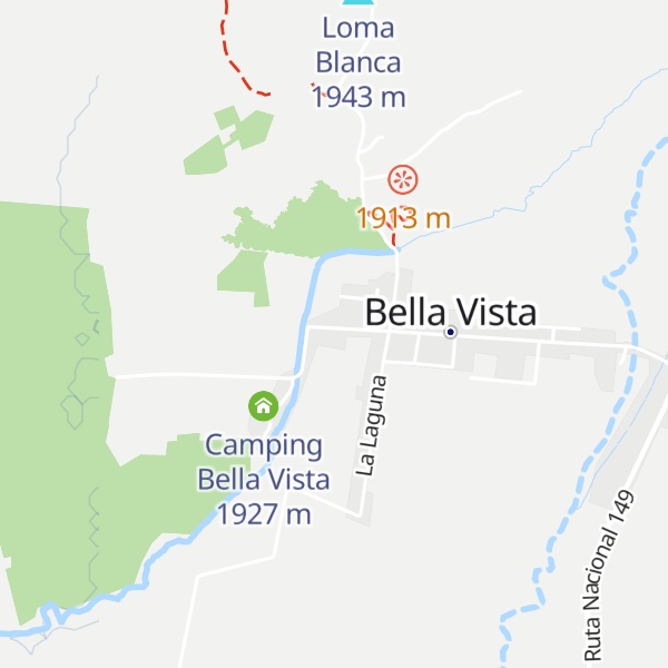 Map of CABAÑAS VIEJO MANZANO