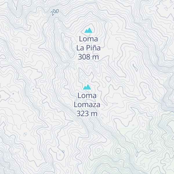 Map of Loma Lomaza