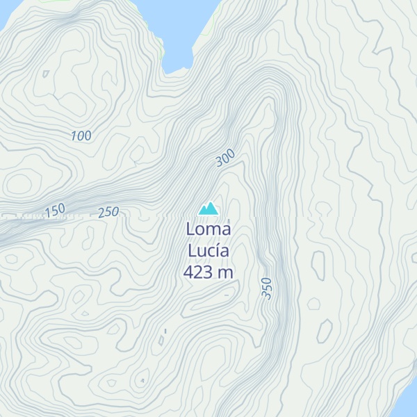 Map of Loma Lucía