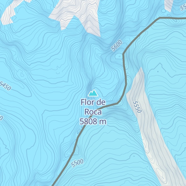 Map of Flor de Roca